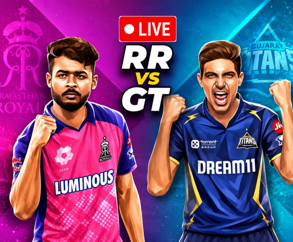 IPL Betting India Match Prediction RR vs GT pitch report and odds analysis IPL 2026