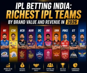 IPL Betting India: Richest IPL Teams by Brand Value and Revenue in 2026